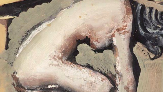 Mario Sironi, Nudo bianco (dettaglio), (1946 - 1947), tempera su tavola, Mart, Collezione Allaria