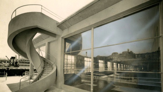 Studio Marconi, Stazione marittima Andrea Doria a Genova (architetto L. Vietti), 1932 (Foto dal sito ufficiale)
