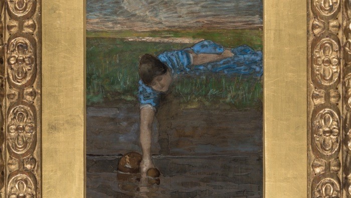 Giovanni Segantini, «La Pompeiana», (1888-1890) (Particolare da comunicato stampa)