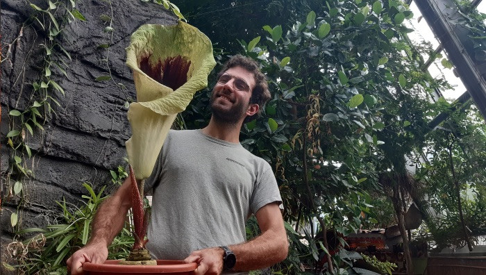 Andrea Bianchi, botanico MUSE (Foto da comunicato stampa)