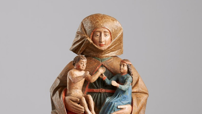 Intagliatore della Germania meridi. Sant’Anna Metterza 1490-1510 circa - Bressanone, Museo Diocesano Hofburg