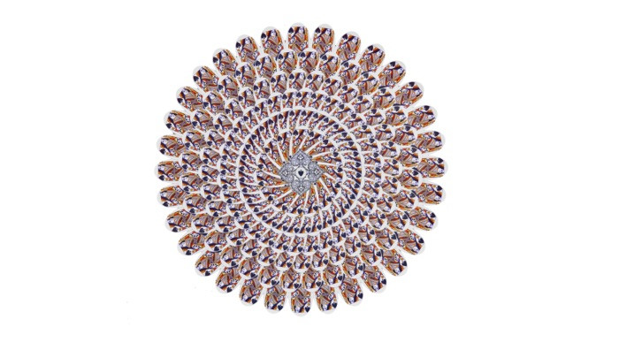 Nicola Bolla, Mandala 2010, 2014, Courtesy Photo&Contemporary