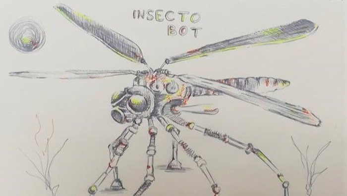 nell'immagine: Driant Zeneli, insectobot, 2021.  Courtesy l'artista