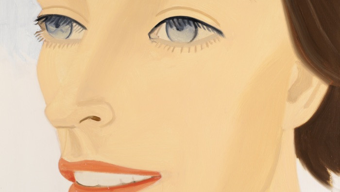 Alex Katz, Libby, 1991, olio su tela, Mart, Deposito Collezione Privata / Particolare