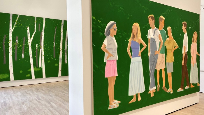 Alex Katz, Libby, 1991, olio su tela, Mart, Deposito Collezione Privata / Particolare