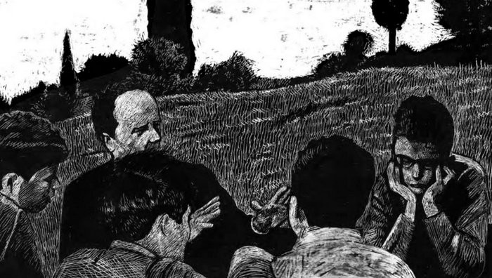 Particolare da locandina (Foto dal sito ufficiale / Illustrazione di Simone Massi)