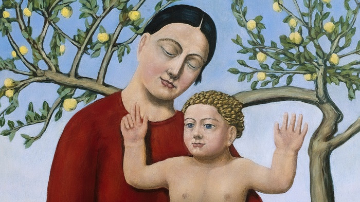 - (Particolare da locandina /Tullio Garbari, La Madonna della Pace, 1927)