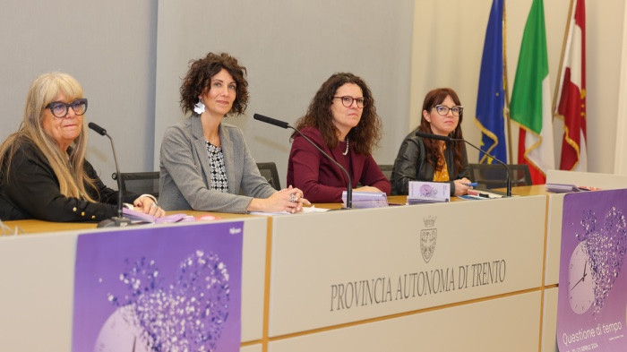 Nella foto: Paola Venuti, Francesca Gerosa, Giulia Robol, Francesca Gennai [ Juliet Astafan_Archivio Ufficio Stampa PAT]