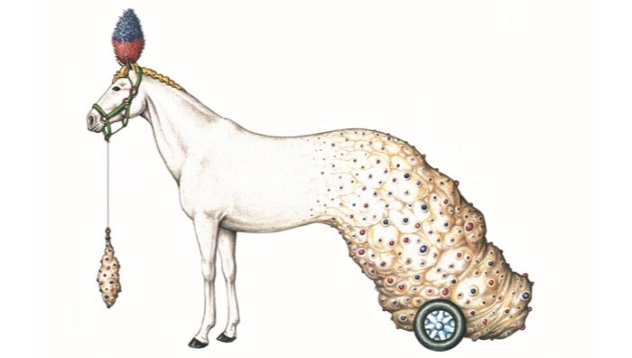 Luigi Serafini, Codex Seraphinianus, tavola / Particolare (Immagine da sito ufficiale)