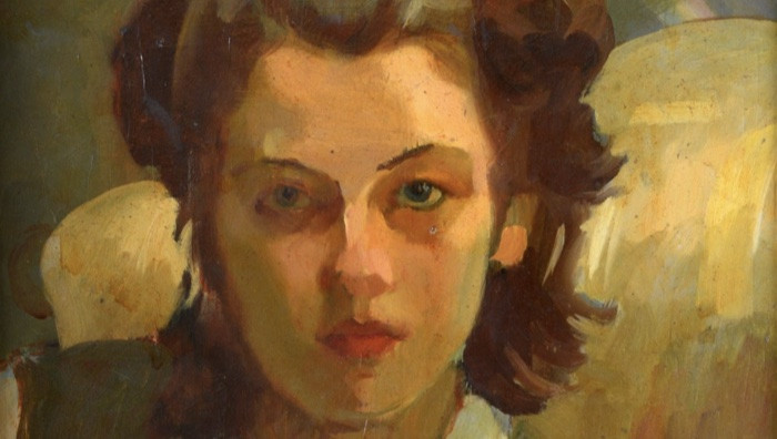 Elio Martinelli, ritratto di giovane donna, ante 1944 (particolare)