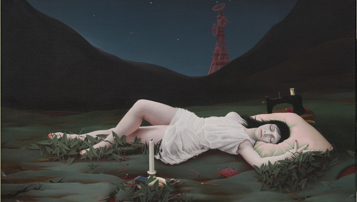 Pyke Koch, Rustende slaapwandelaarster IV (Sonnambula che riposa IV), 1971, Museum MORE, Gorssel & Ruurlo (NL)