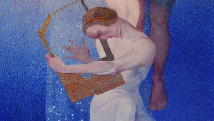 Luigi Bonazza, La nascita del giorno (Allegoria della vita), 1921-1932, Collezione Bruno Pizzinini / dettaglio