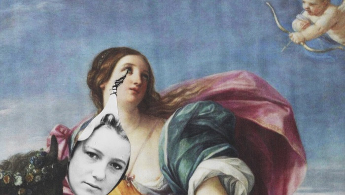 F. Vezzoli, Il ratto d'Europa featurign Marine Le Pen (After Guido Reni) / Particolare (da sito ufficiale)