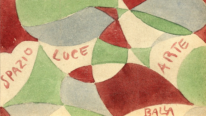 - (Giacomo Balla, Cartolina Futurista, 1915-1920, Collezione Laura Biagiotti / particolare)