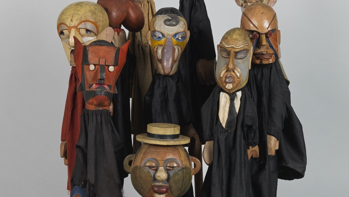Enrico Prampolini, Burattini futuristi, 1922, Mart, Museo di arte moderna e contemporanea di Trento e Rovereto (Particolare)